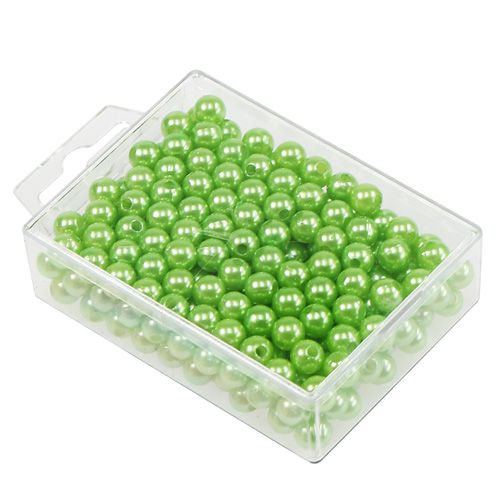 Article Perles déco vert pomme Ø8mm 250p