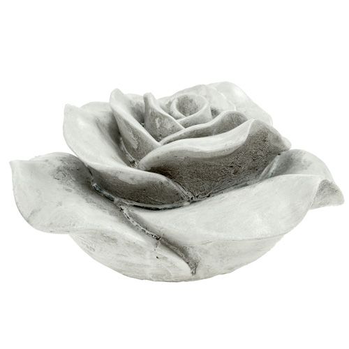 Floristik24 Décoratif rose gris 13cm
