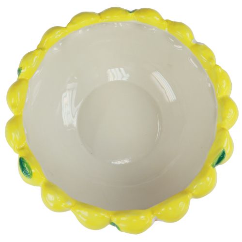 Article Bol décoratif coupe à fruits citron céramique Ø30cm