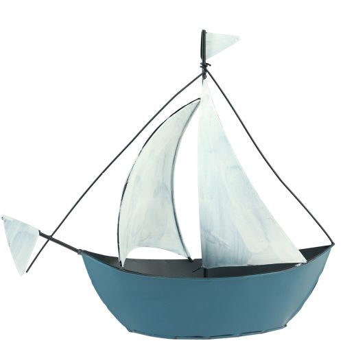 Voilier décoratif en métal pour décorer 32,5×10×29cm