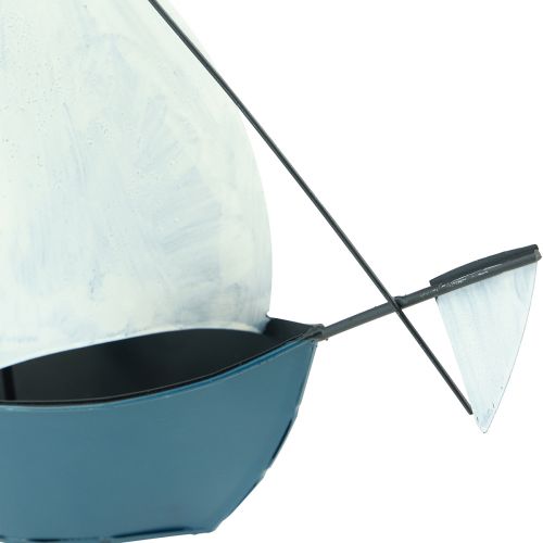 Floristik24 Voilier décoratif en métal pour décorer 32,5×10×29cm