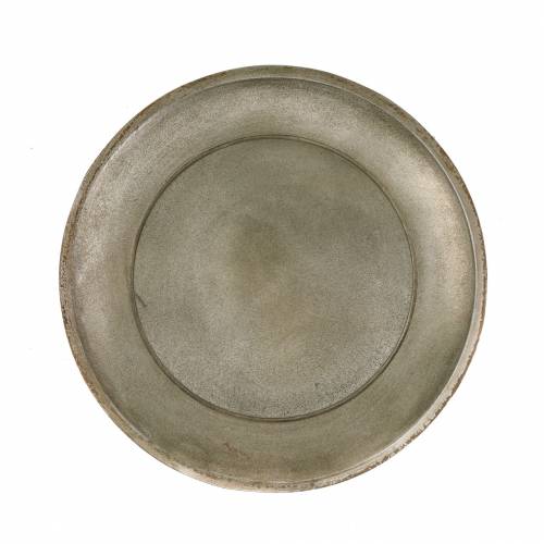 Floristik24 Assiette décorative en bois champagne Ø 32 cm