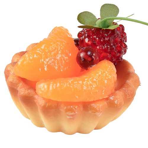 Article Tartelettes décoratives avec mannequins aux fruits 6cm 4pcs