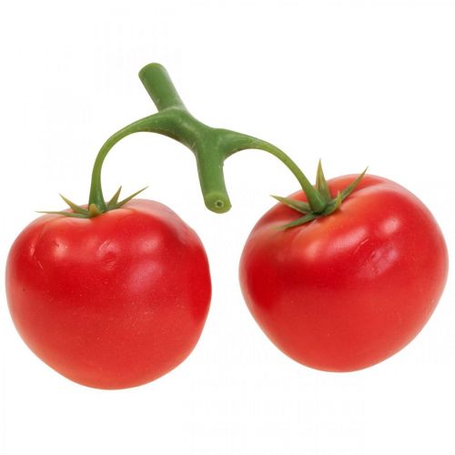 Floristik24 Déco tomate rouge aliment factice panicule de tomate L15cm