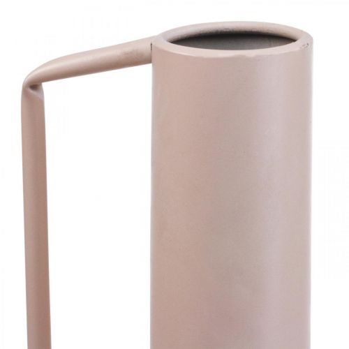 Article Vase déco métal cruche décorative rose clair 19,5cm H38,5cm