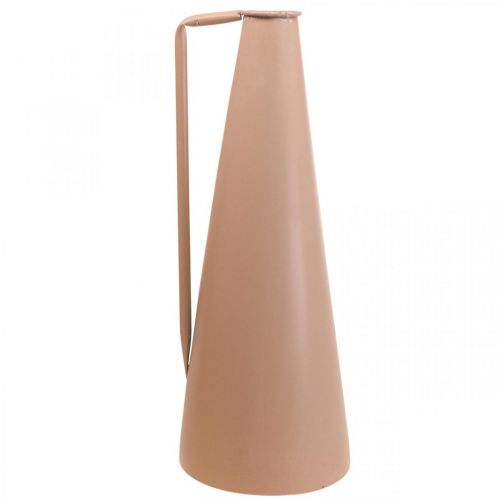 Article Vase déco manche métal sol vase saumon 20x19x48cm