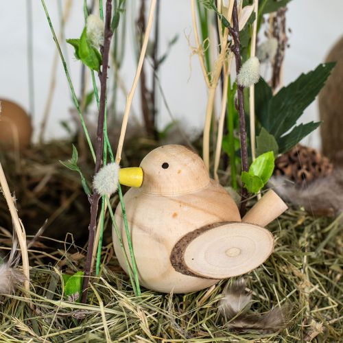 Floristik24 Oiseaux décoratifs oiseaux en bois décoration de table printemps nature 5cm 6 pcs