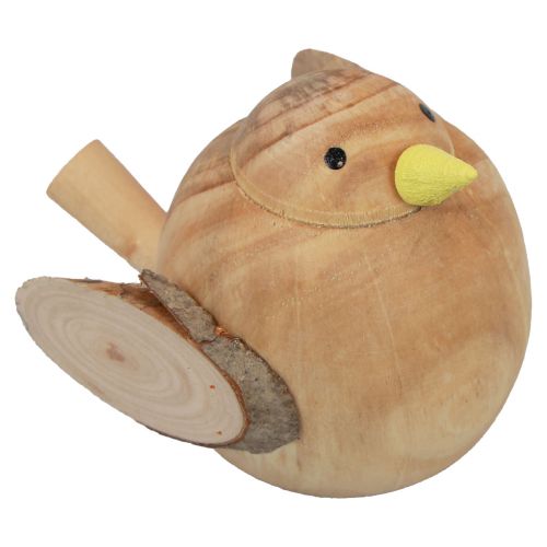 Article Oiseaux décoratifs oiseaux en bois décoration de table printemps nature 7cm 3 pcs