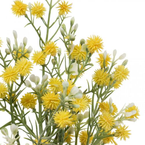 Floristik24 Branches décoratives bouquet de mimosa artificiel acacia argenté H35cm