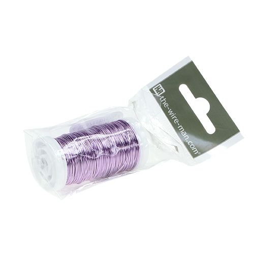 Article Fil émaillé Déco Lavande Ø0.50mm 50m 100g