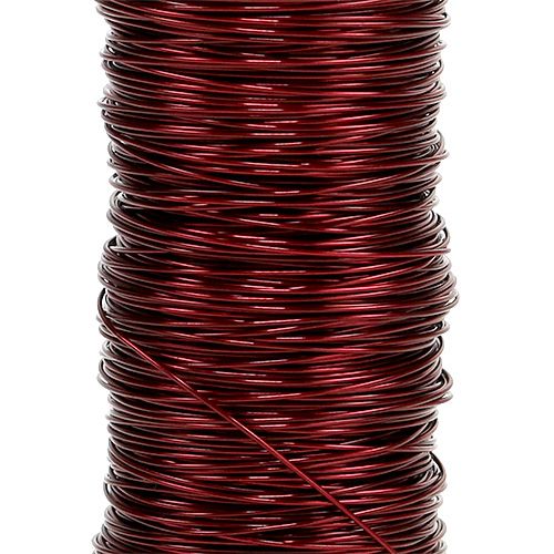 Article Fil Décoratif Email Ø0.30mm 30g/50m Bordeaux