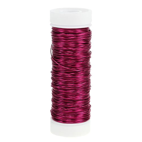 Article Fil émaillé décoratif Ø0,30mm 30g/50m rose