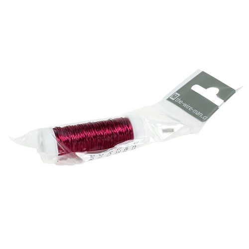 Article Fil émaillé décoratif Ø0,30mm 30g/50m rose