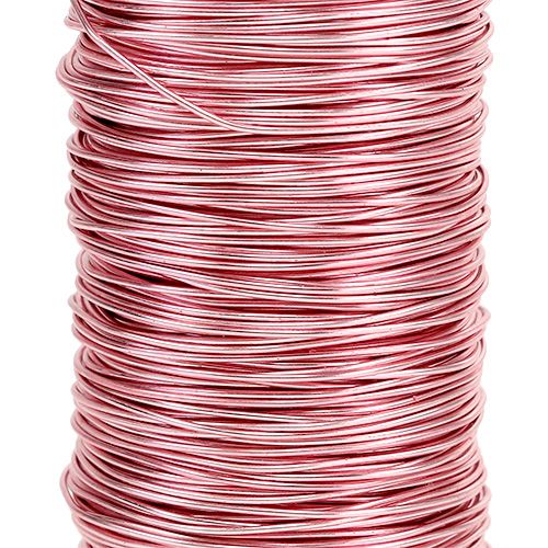 Floristik24 Fil émaillé Déco Rose Ø0.50mm 50m 100g