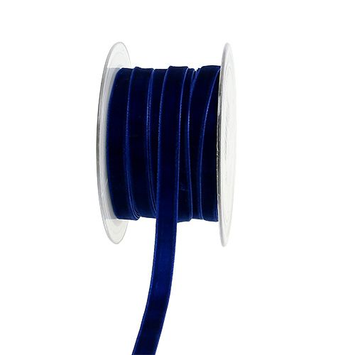 Rubans déco Velvet Blue 10mm 20m