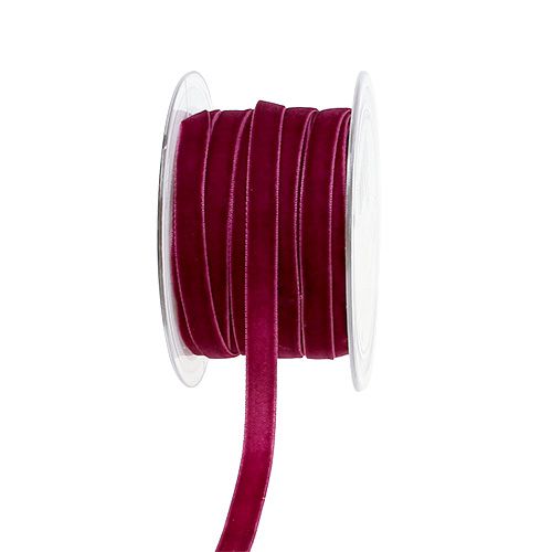 Rubans déco Velours Erika 10mm 20m