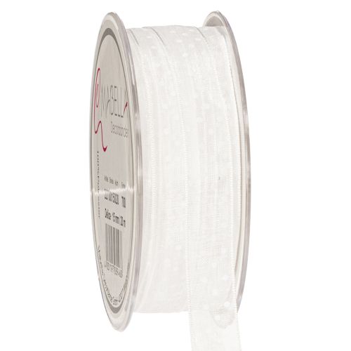 Floristik24 Ruban décoratif festif pour embellir cadeaux et projets de loisirs créatifs, 1,5 cm de large, 20 m de long