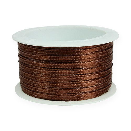 Article Ruban cadeau marron 3mm x 50m