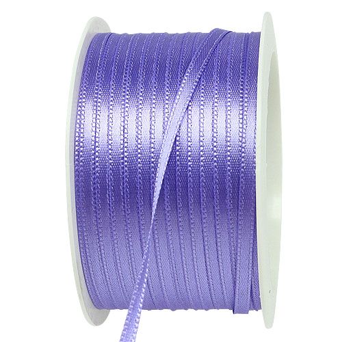 Ruban cadeau et décoration 3 mm x 50 m violet