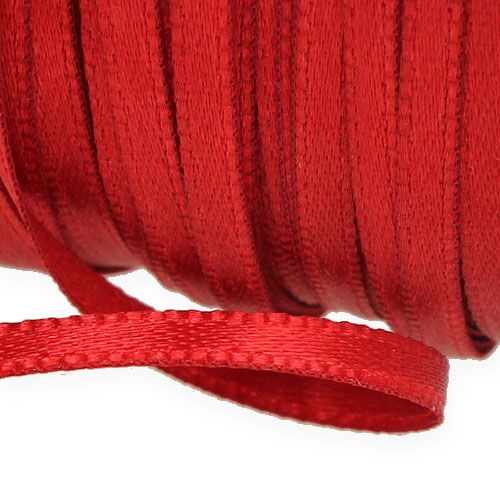 Article Ruban cadeau et décoration 3mm x 50m rouge clair