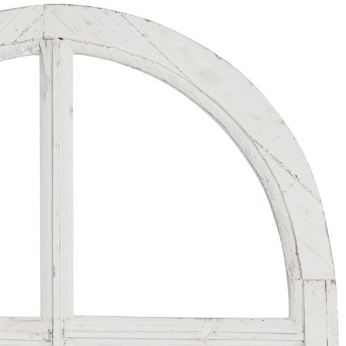 Floristik24 Fenêtre décorative shabby chic fenêtre décorative en bois blanc 40×70cm
