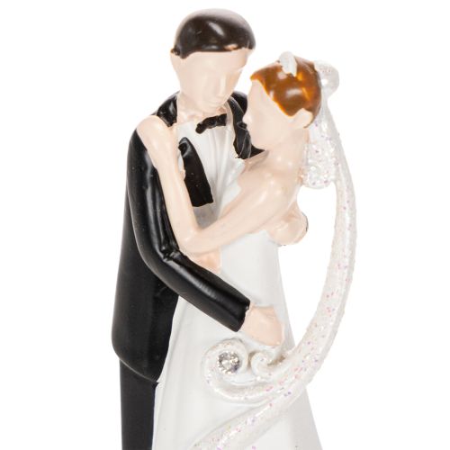 Figurine décorative représentant un couple de mariés, 10,5 cm | Floristik24.be