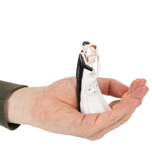 Figurine décorative représentant un couple de mariés, 10,5 cm | Floristik24.be