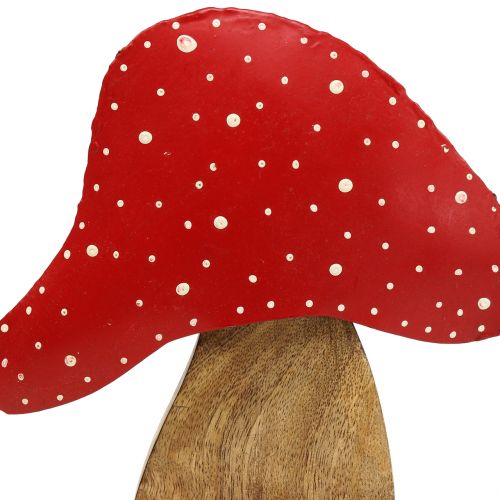 Floristik24 Figurine déco toadstool nature, rouge 25cm