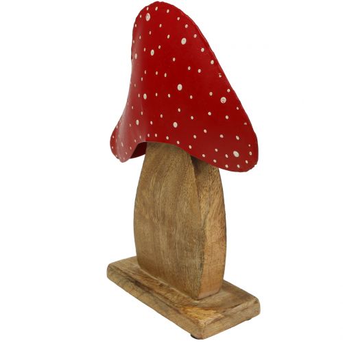 Floristik24 Figurine déco toadstool nature, rouge 25cm