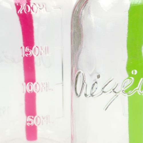 Floristik24 Bouteilles décoratives avec couvercle et paille H. 14,5 cm