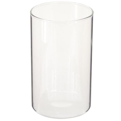 Floristik24 Verre décoratif, décoration de table, vase à fleurs incolore Ø9cm H15cm