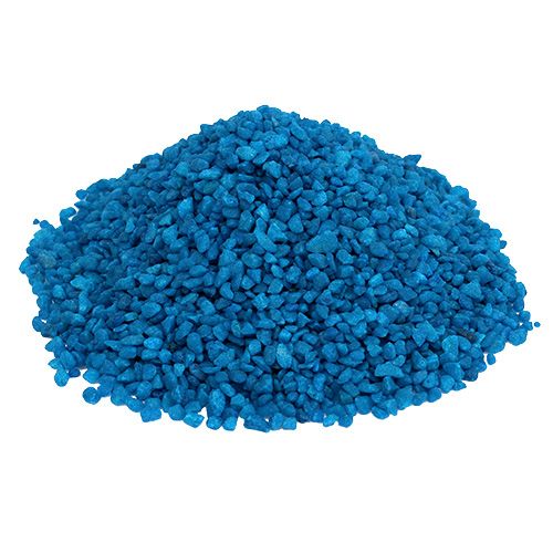 Floristik24 Granulés décoratifs pierres décoratives bleu foncé 2mm - 3mm 2kg