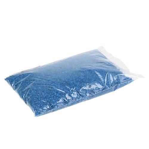 Floristik24 Granulés décoratifs pierres décoratives bleu foncé 2mm - 3mm 2kg