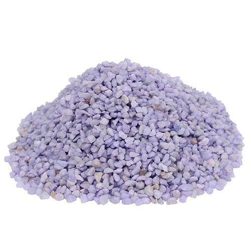 Granulés décoratifs lilas pierres décoratives violet 2mm - 3mm 2kg