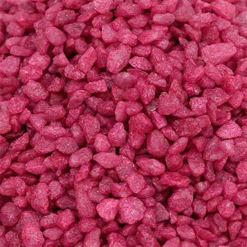 Floristik24 Granulés décoratifs pierres décoratives fuchsia 2mm - 3mm 2kg