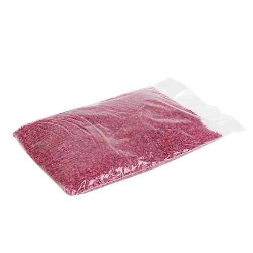 Floristik24 Granulés décoratifs pierres décoratives fuchsia 2mm - 3mm 2kg