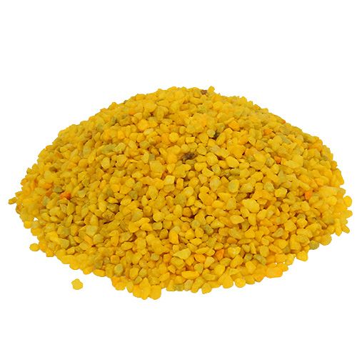 Granulés déco jaune 2mm - 3mm 2kg