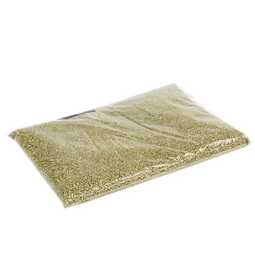 Article Granulés décoratifs or jaune pierres décoratives jaunes 2mm - 3mm 2kg