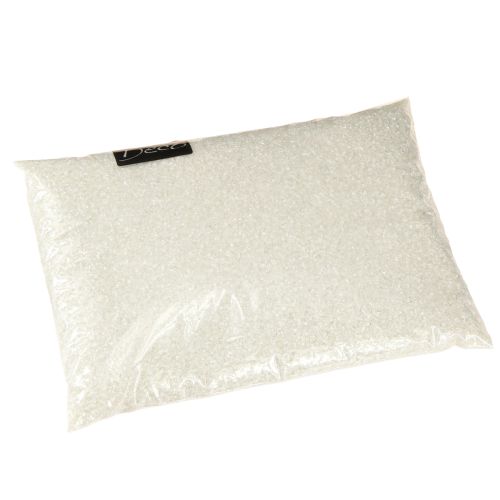 Article Granulés décoratifs, granulés de verre, sable décoratif 1–2 mm, nacre, 2 kg