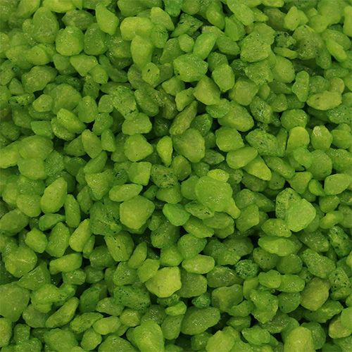 Article Granulés décoratifs pierres décoratives vertes 2mm - 3mm 2kg