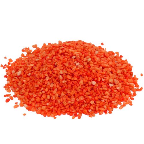 Granulés déco orange 2mm - 3mm 2kg