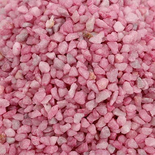 Floristik24 Granulés décoratifs pierres décoratives roses 2mm - 3mm 2kg