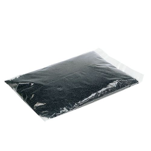 Floristik24 Granulés décoratifs noirs 2mm - 3mm 2kg