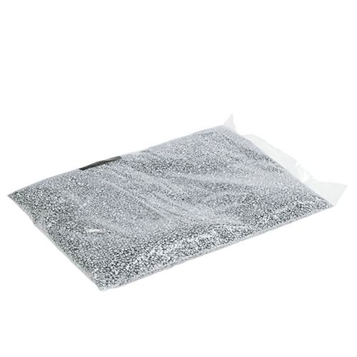 Article Granulés décoratifs pierres décoratives argentées 2mm - 3mm 2kg