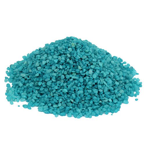 Floristik24 Granulés décoratifs pierres décoratives turquoise 2mm - 3mm 2kg
