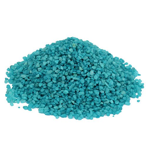 Floristik24 Granulés décoratifs pierres décoratives turquoise 2mm - 3mm 2kg