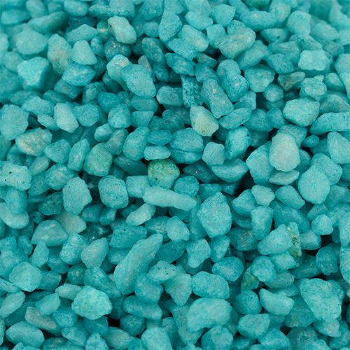 Floristik24 Granulés décoratifs pierres décoratives turquoise 2mm - 3mm 2kg