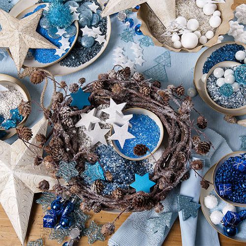 Article Granulés décoratifs pierres décoratives turquoise 2mm - 3mm 2kg