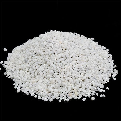 Floristik24 Granulés décoratifs pierres décoratives blanches 2mm - 3mm 2kg