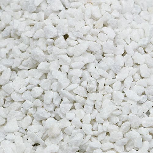 Floristik24 Granulés décoratifs pierres décoratives blanches 2mm - 3mm 2kg